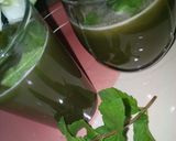 A picture of step 4 of Cucumber, mint leaf drink.