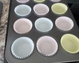 A picture of step 1 of Peaches N Cream Muffins.