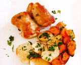 Foto del paso 5 de la receta: Rollitos de pavo rellenos, patatas y zanahorias al perejil
