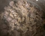 A picture of step 9 of Easy Swedish Meatballs and Noodles.