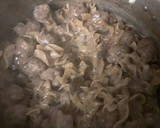 A picture of step 9 of Easy Swedish Meatballs and Noodles.