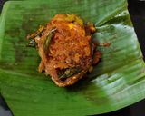 A picture of step 5 of Fish pollichathu# Kerala style Fish fry in Banana leaf.