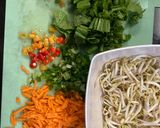 Foto langkah ke 1 dari resep Lumpia Basah pedas.
