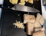 Foto do passo 1 de Bacalhau ao leite de coco