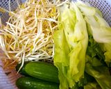 Hình bước làm 4 của món Bánh ướt lòng gà
