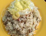 Foto langkah ke 4 dari resep Nasi goreng geprek teri ponti.