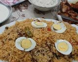 A picture of step 5 of Yakhni pulao.