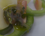 A picture of step 2 of Basil vinaigrette.