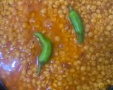 A picture of step 4 of Chana dal fry.