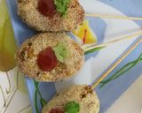 A picture of step 4 of Corn potato lollipop.