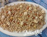 A picture of step 5 of Pan Roasted High Protein Namkeen.