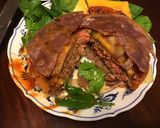 A picture of step 8 of California Farm Classic Beefsteak Tomato Wagyu Cheeseburger.