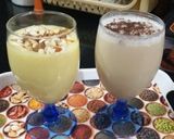Mango vanilla smoothie and Thick shake vanilla smoothie recipe in Hindi रेसिपी चरण 2 फोटो