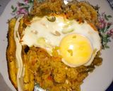 Foto del paso 4 de la receta: Arroz con verduras, carnes, mortadela y huevo