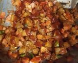 A picture of step 4 of Chunks Pasta.