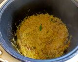 A picture of step 2 of Green Pigeon Pulao.