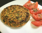 Foto del paso 6 de la receta: Medallones de lentejas turcas y espinaca, sin gluten y veganos