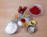 A picture of step 1 of Sweet & Spicy Red Chilli Chundo | Jaggery Preserve.