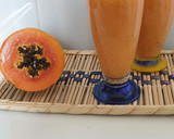 Foto del paso 4 de la receta: Trago refrescante de papaya con melocotón y peras