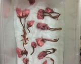 Hình bước làm 1 của món Rau câu Hoa anh Đào