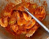 Foto langkah ke 10 dari resep Udang Ketak Ronggeng Lipan Saus Padang KW²an.