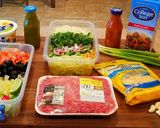 A picture of step 1 of Mike's Green Chili Tacos.