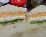 A picture of step 9 of Tricolor Sandwich.