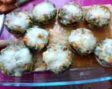 Foto del paso 8 de la receta: Champiñones rellenos en crema de brócoli