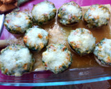 Foto del paso 8 de la receta: Champiñones rellenos en crema de brócoli