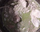 Foto langkah ke 2 dari resep Serabi Gulung Pandan Teflon isi Meses Coklat Keju.