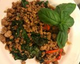 Foto langkah ke 5 dari resep Stir Fried Minced Beef and Basil (simple recipe).