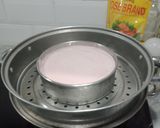 Foto langkah ke 5 dari resep Bolu Kukus Ketan Putih taro isi keju.