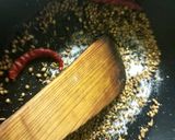 A picture of step 1 of Kadai paneer.