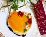 A picture of step 11 of Mango Cheese cake.
