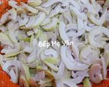 Hình bước làm 2 của món Vả trộn tôm thịt