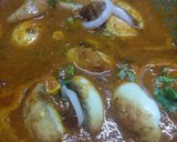 A picture of step 3 of Sweetcorn egg masala.
