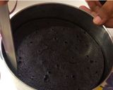 A picture of step 6 of Oreo biscuit Cake.