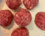 A picture of step 3 of Garden-Style Meatballs.