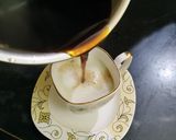 A picture of step 4 of Irani Chai.