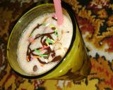 A picture of step 1 of Chocolate milkshake shake.