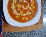 A picture of step 8 of Paneer Butter Masala.