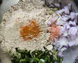 A picture of step 3 of Bottle Gourd and Oats Tikki.
