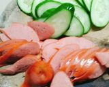 Hình bước làm 1 của món Banh crepe nhân mặn