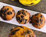 A picture of step 8 of Banana chocolate muffins.