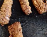 A picture of step 4 of Chatpati fry fish.
