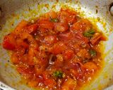 A picture of step 2 of Kathiyawadi Sev Tomato Sabji.