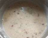 A picture of step 4 of Fasting special sabudana kheer with dryfruits and jaggery.