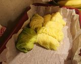 Foto del passaggio 4 della ricetta Involtini di verza con patate e scamorza su letto di vellutata di zucca