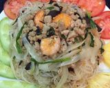 Hình bước làm 5 của món Miến xào