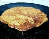 A picture of step 6 of Sattu-Jaggery Pancake (5 layers).